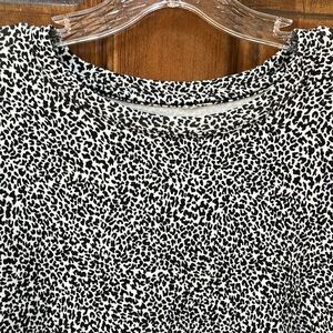 Athleta animal print sweatshirt Small Tall